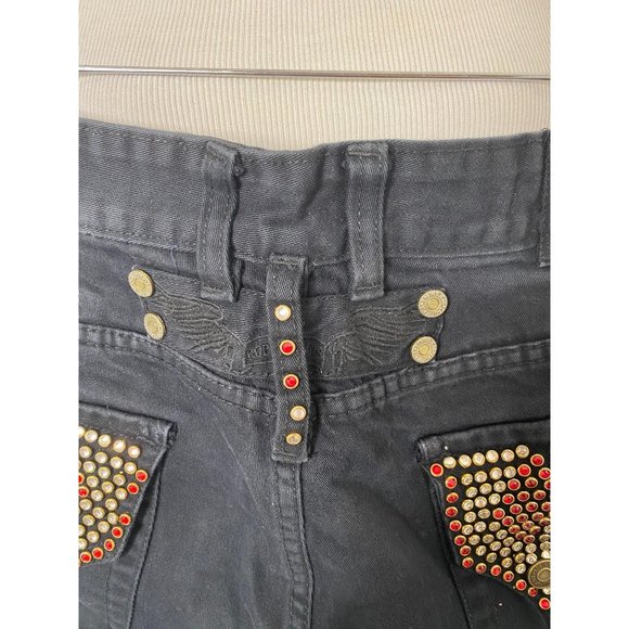 Men’s size 38 x 30 robins jeans black denim straight leg jeans - Picture 7 of 12